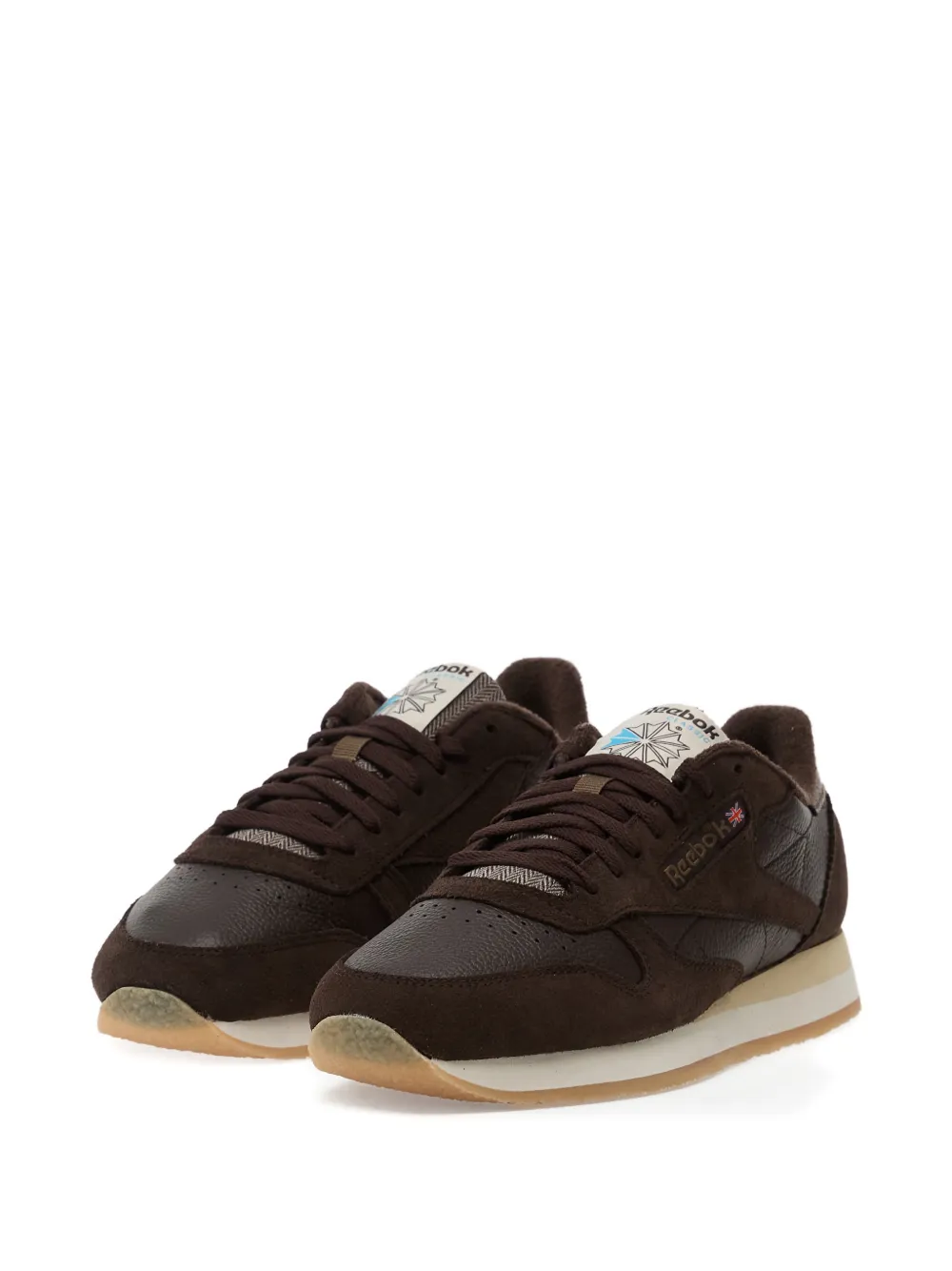 Reebok 1983 Vintag geperforeerde leren sneakers Bruin