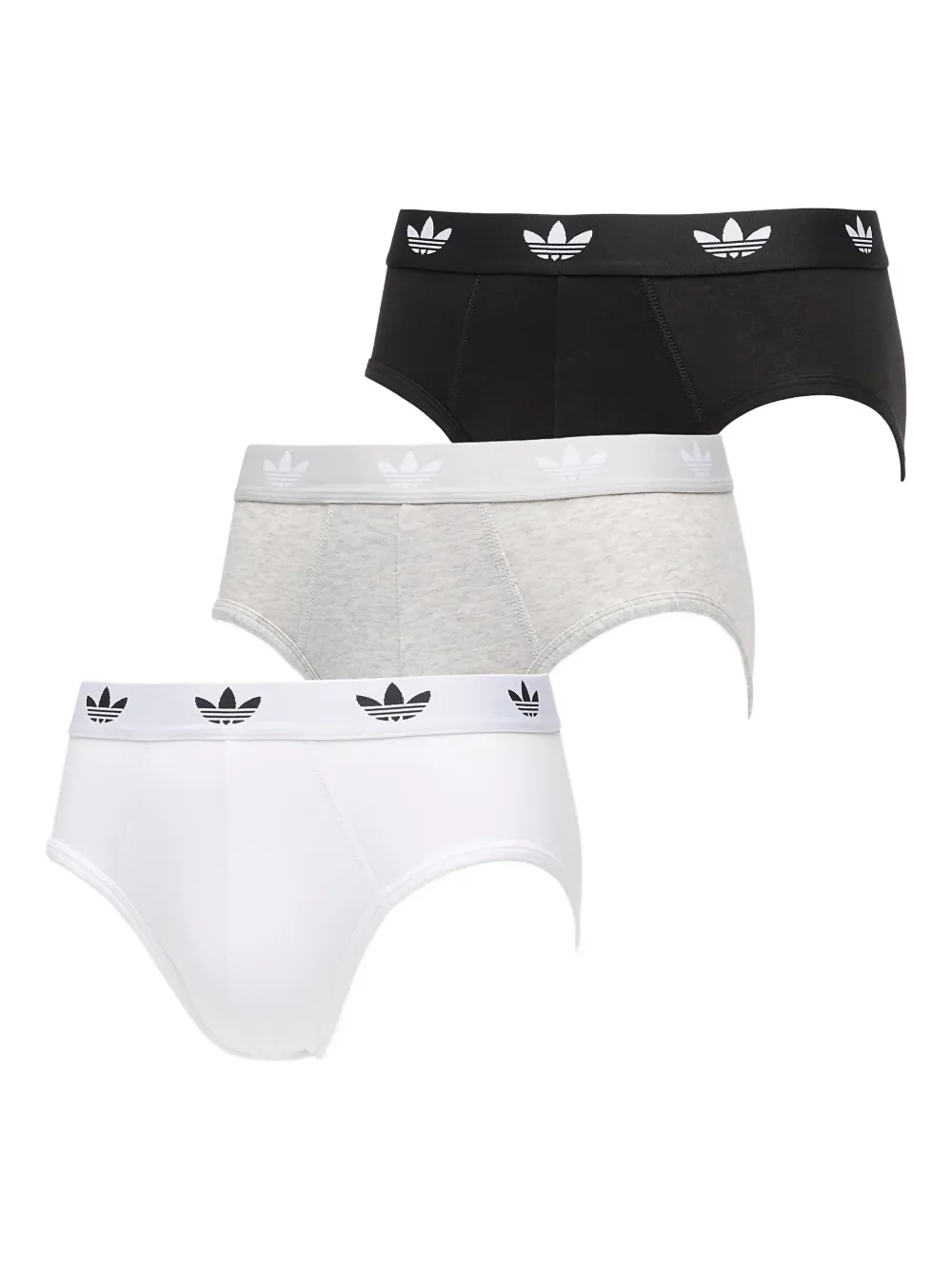 adidas logo briefs (set of three) - Nero