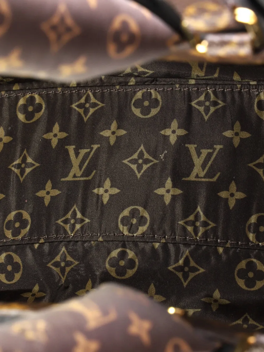 Pillow Onthego Tote Monogram Quilted Econyl Nylon Mm Satchel