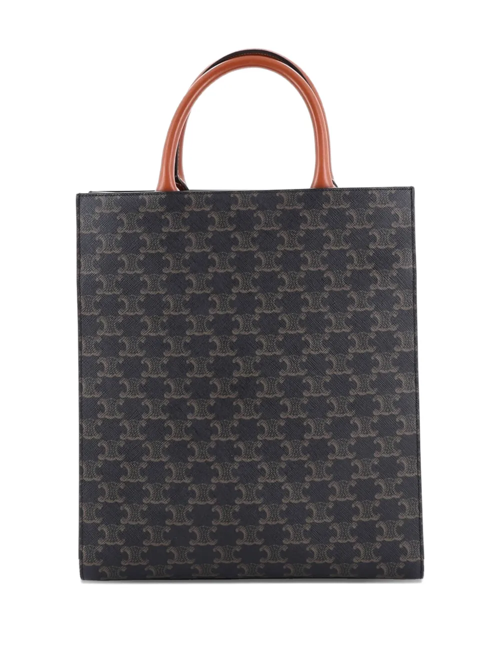 Celine Pre-Owned Vertical Cabas Triomphe Coated Canvas Small tote bag | Pre-Owned | Image 2