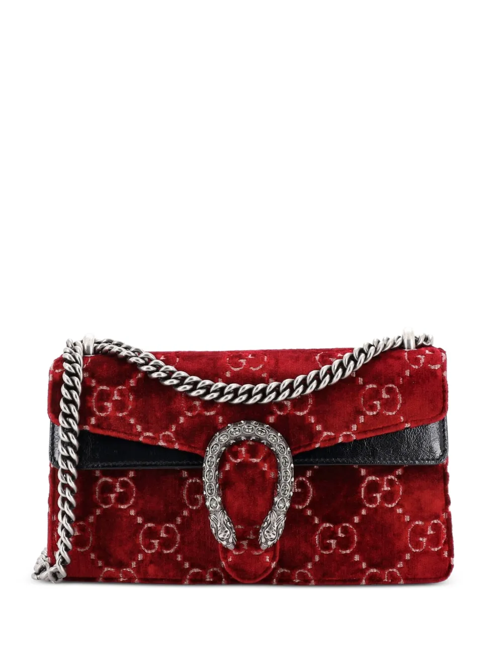 Gucci Pre-Owned Dionysus Bag GG Velvet Mini shoulder bag - Nero