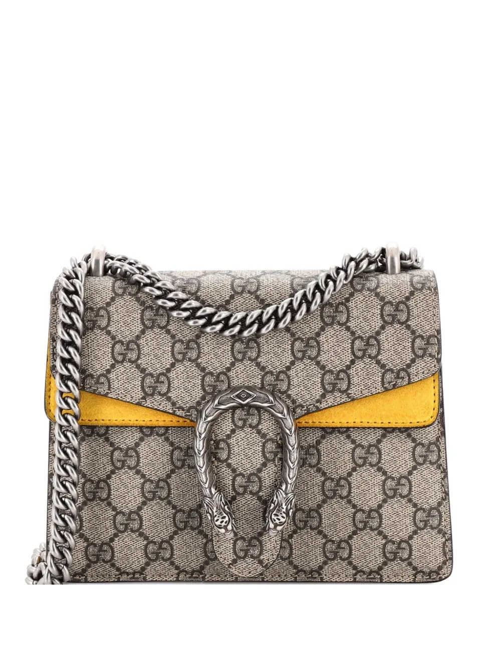 Gucci Pre-Owned Dionysus Bag GG Coated Canvas Mini crossbody bag - Marrone