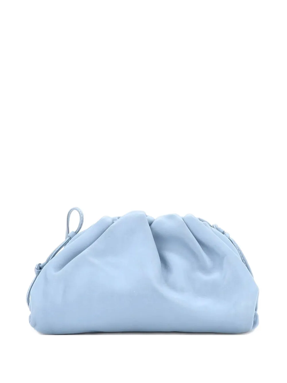 Bottega Veneta Pre-Owned The Pouch Leather Mini crossbody bag - Blu