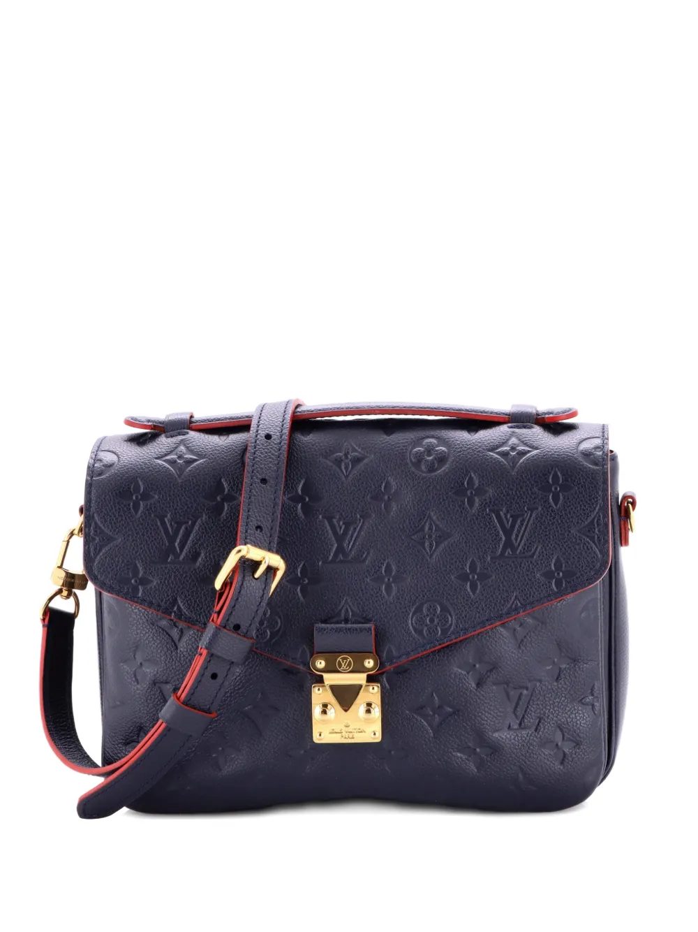 Louis Vuitton Pre-Owned Pochette Metis Monogram Empreinte Leather crossbody bag - Blu