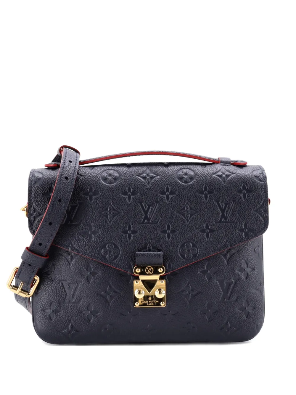 Louis Vuitton Pre-Owned Pochette Metis Monogram Empreinte Leather crossbody bag - Blu