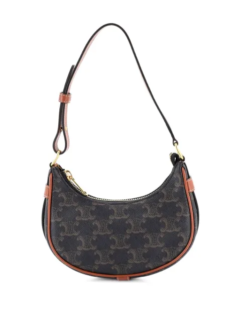 Celine Pre-Owned Ava Bag Triomphe Coated Canvas Mini shoulder bag