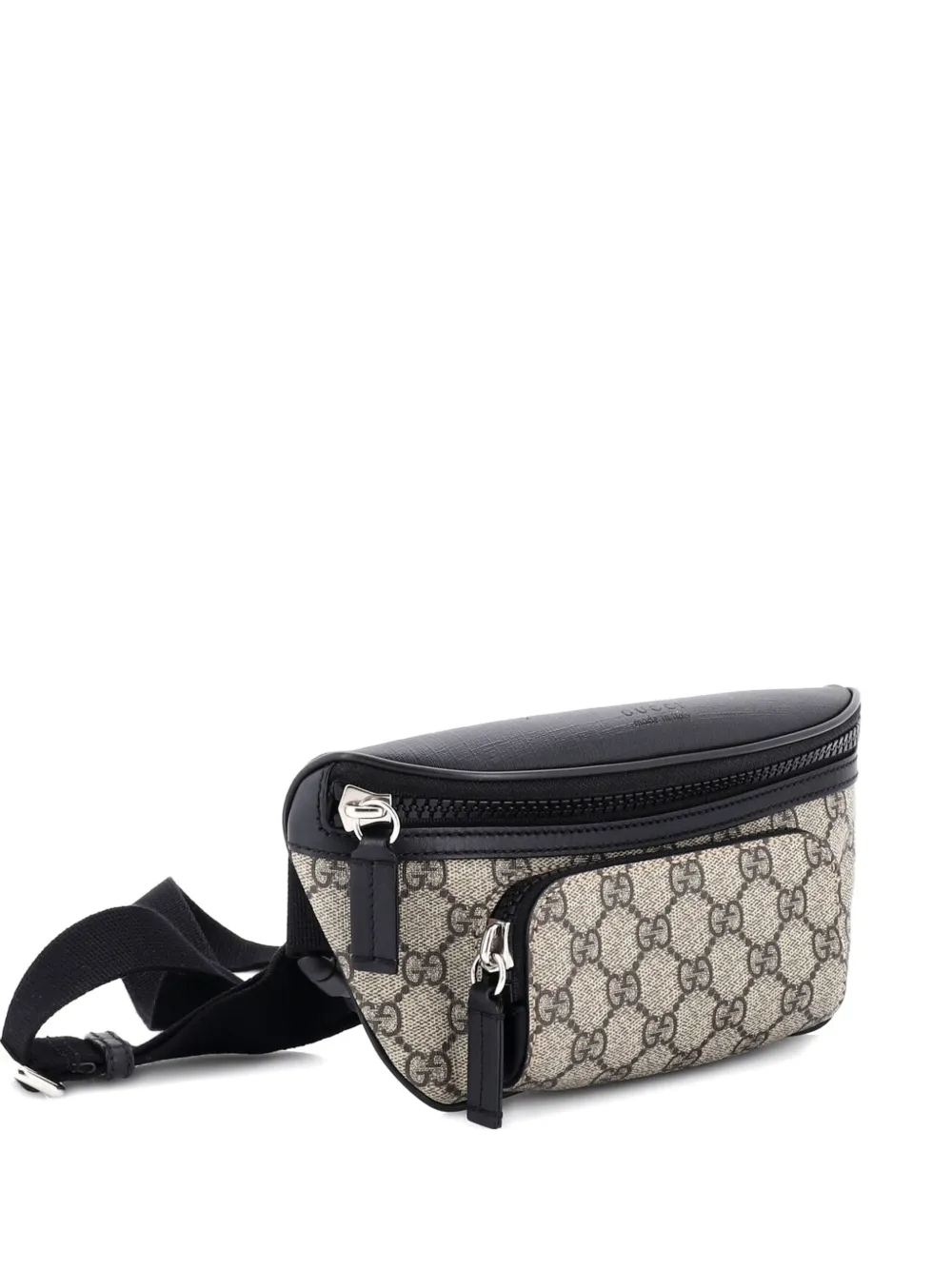 Gucci Pre-Owned Eden Waist Bag GG Coated Canvas Medium belt bag - Nero