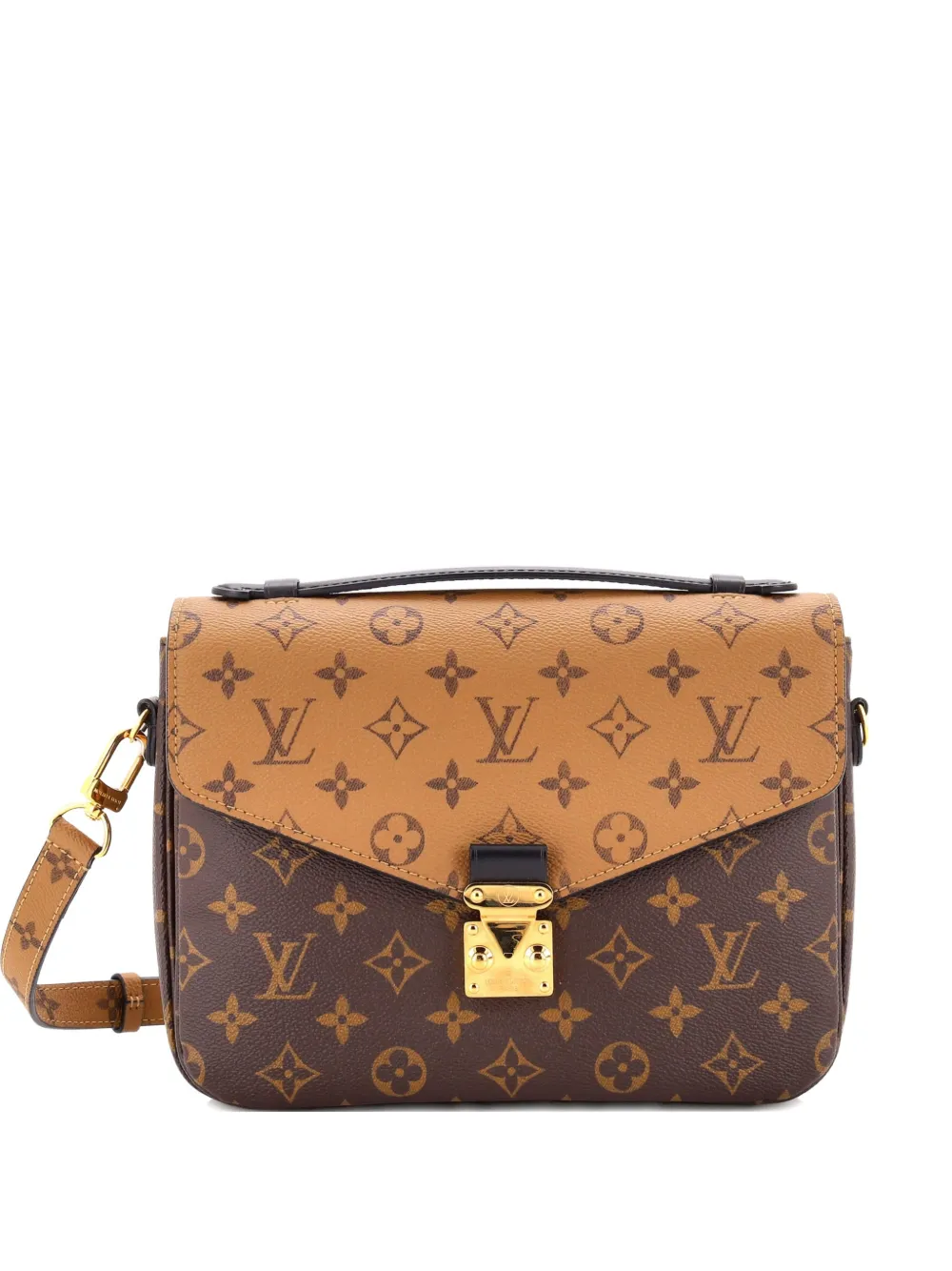 Louis Vuitton Pre-Owned Borsa a tracolla Pochette Metis Reverse Monogram in tela - Marrone