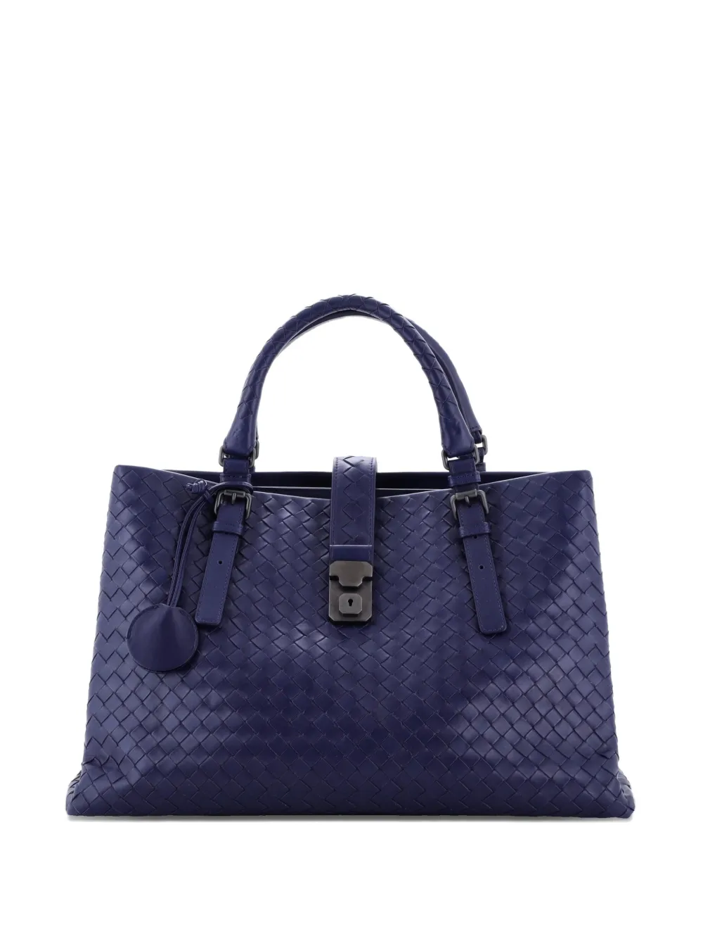 Bottega Veneta Pre-Owned Roma Bag Intrecciato Nappa Medium tote bag - Blu