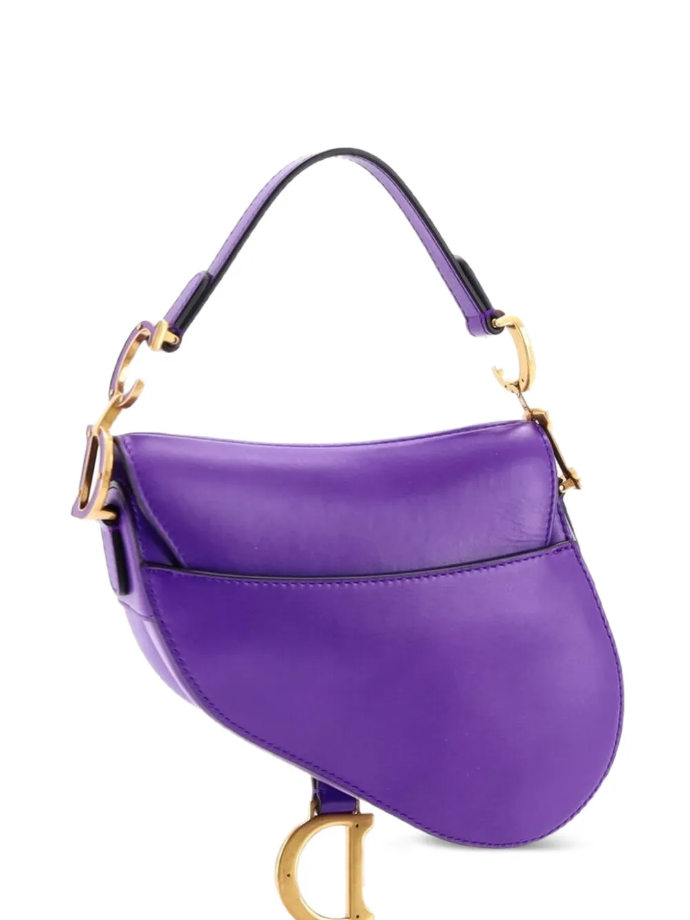 Saddle Handbag With Strap Leather Mini Shoulder Bag