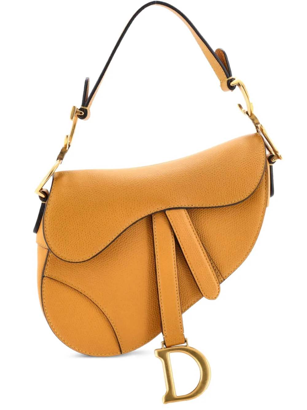 Christian Dior Pre-Owned Saddle Handbag Leather Mini shoulder bag - Weiß