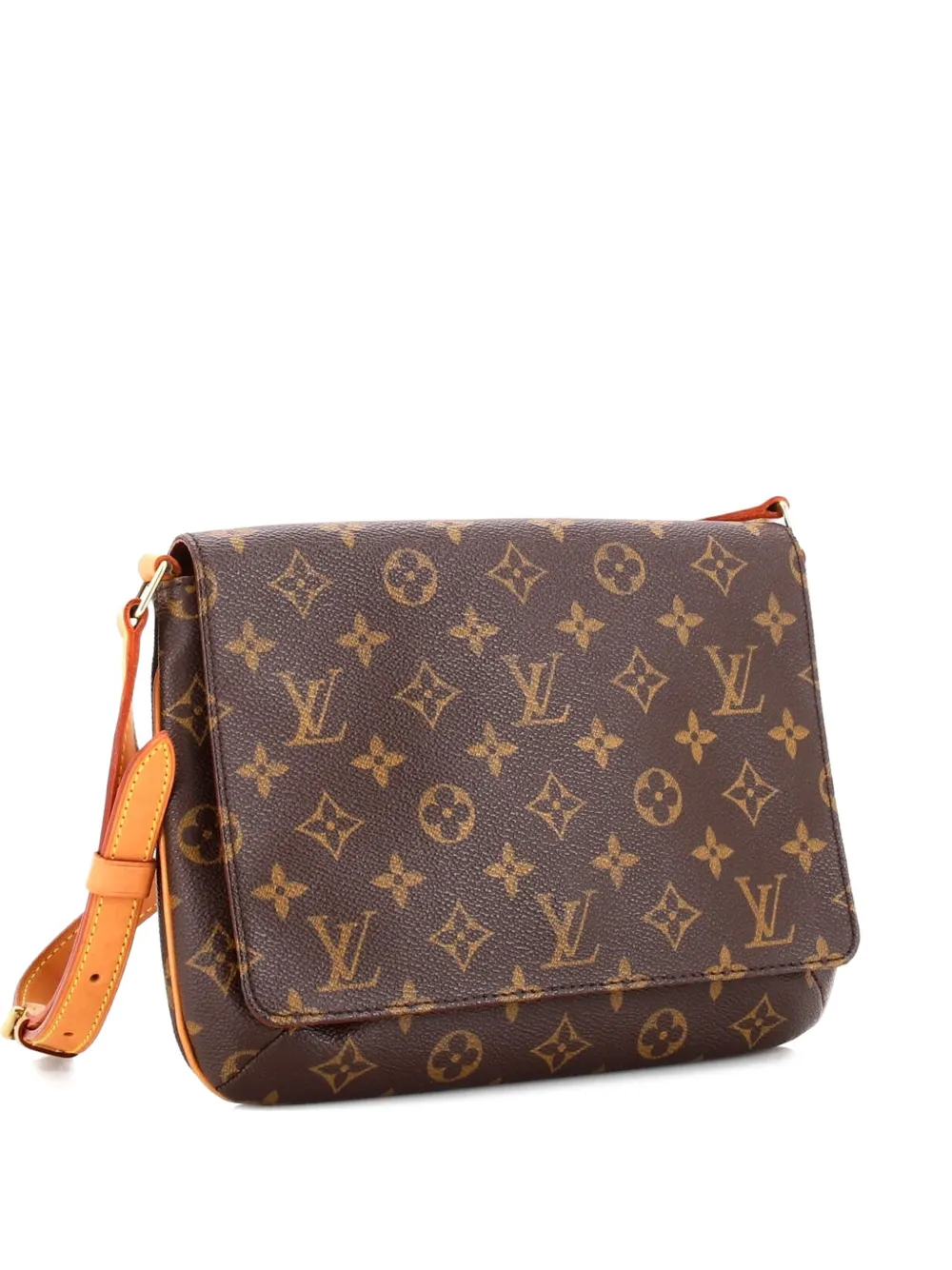 Louis Vuitton Pre-Owned Musette Tango Handbag Monogram Canvas shoulder bag - Braun
