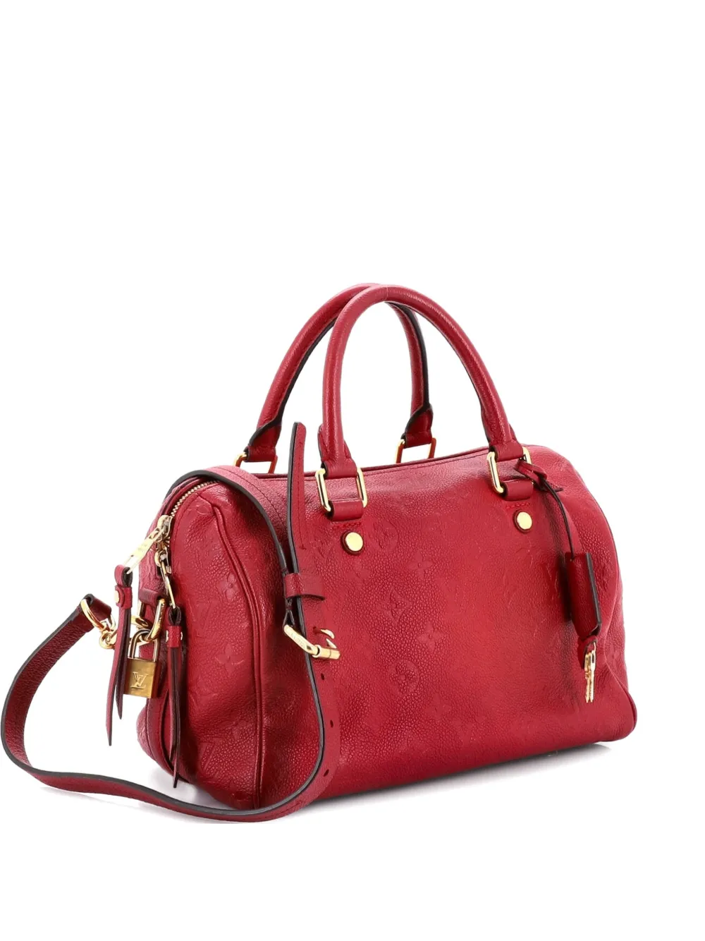 Louis Vuitton Pre-Owned Speedy Bandouliere Bag Monogram Empreinte Leather 25 shoulder bag - Rosa