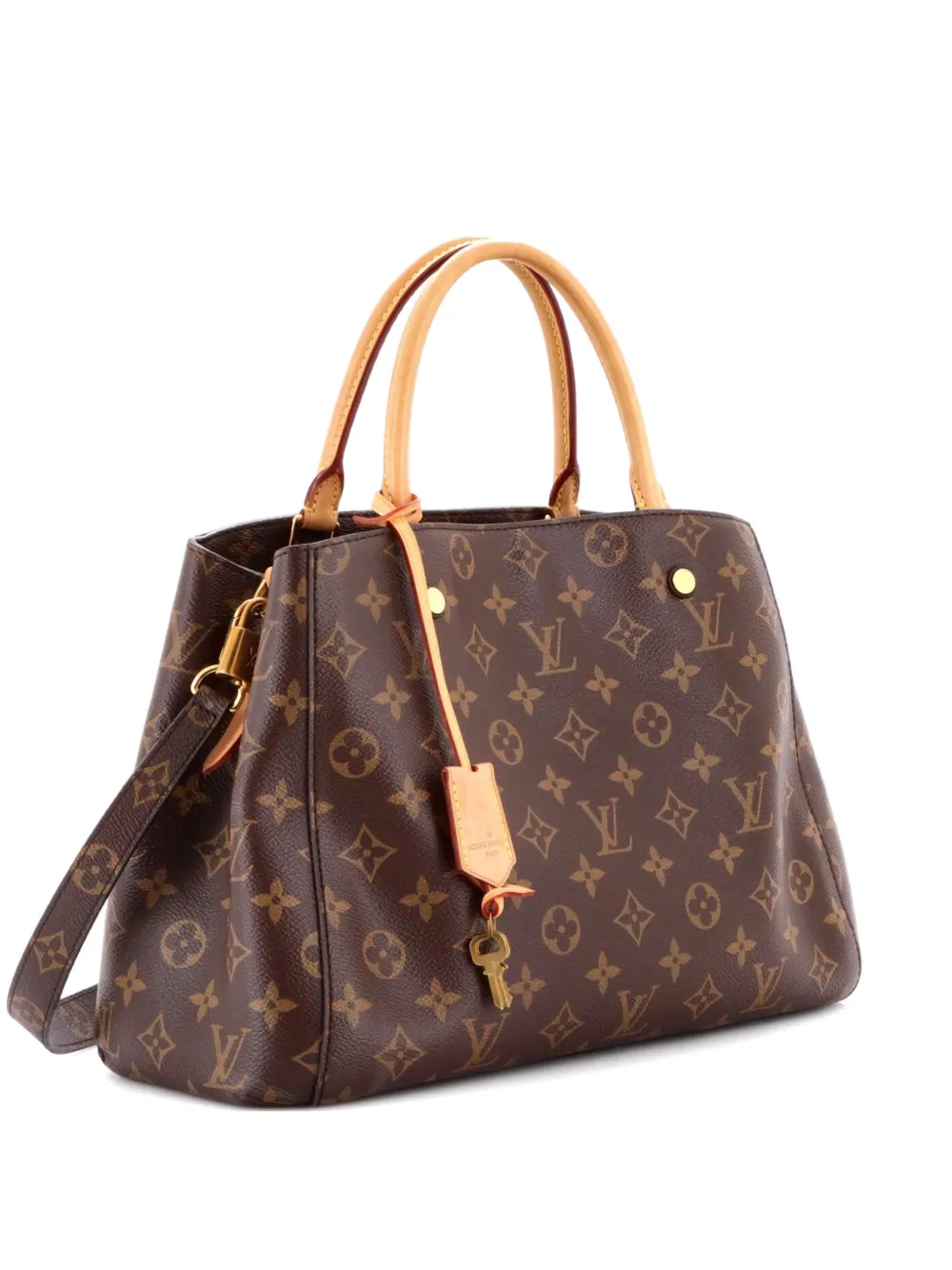 Louis Vuitton Pre-Owned Montaigne Handbag Monogram Canvas MM tote bag - Marrone