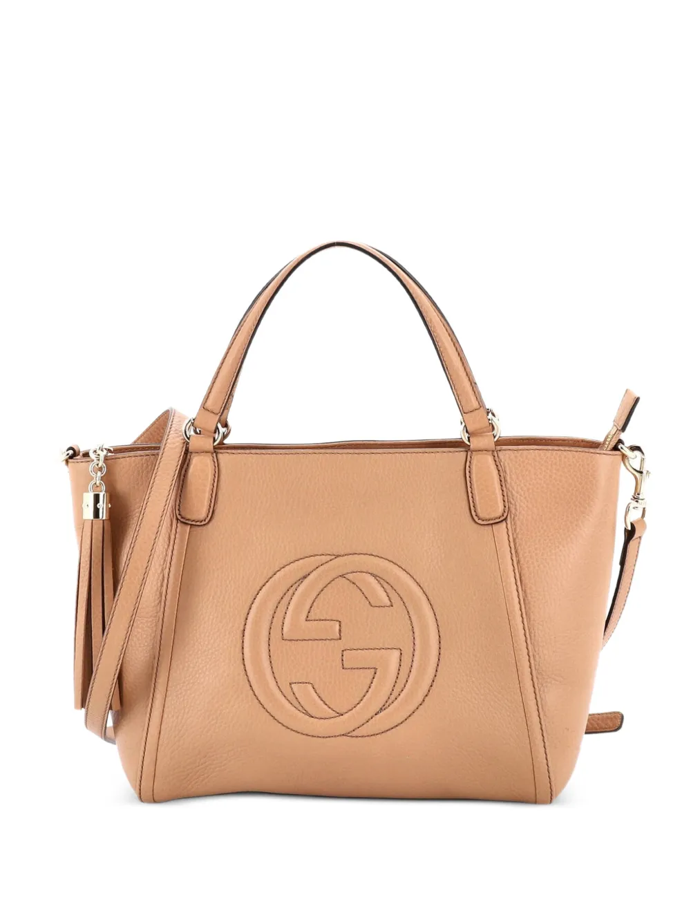 Gucci Pre-Owned Soho Convertible Top Handle Bag Leather Small satchel - Toni neutri
