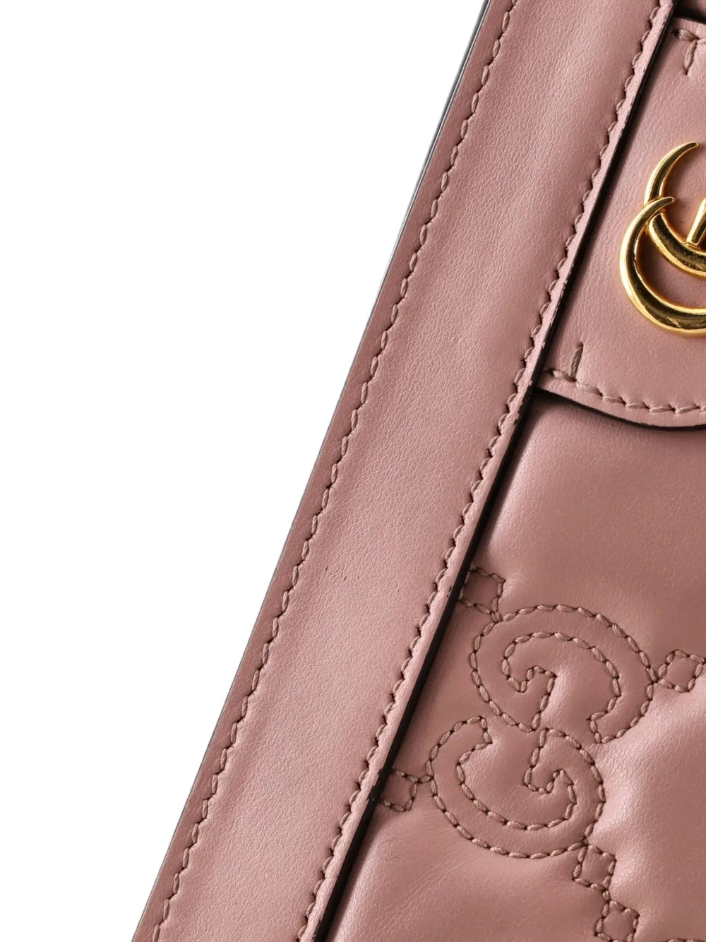 Gg Gg Matelasse Leather Small Shoulder Bag