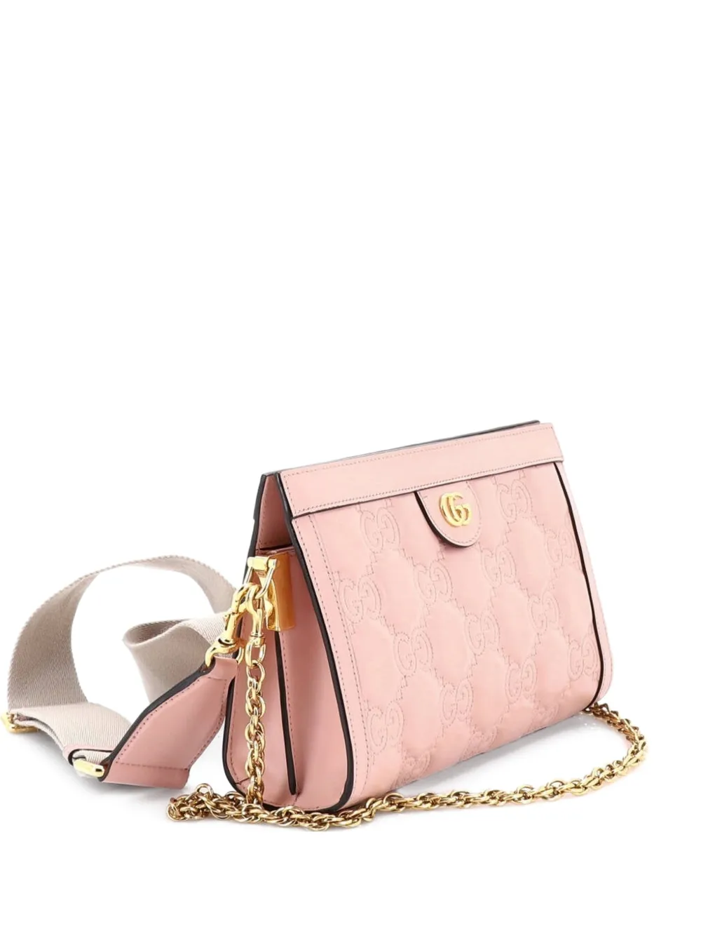 Gucci Pre-Owned GG GG Matelasse Leather Small shoulder bag - Rosa