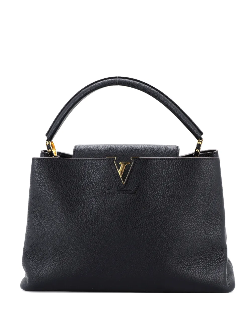 Louis Vuitton Pre-Owned Capucines Bag Leather GM satchel - Nero