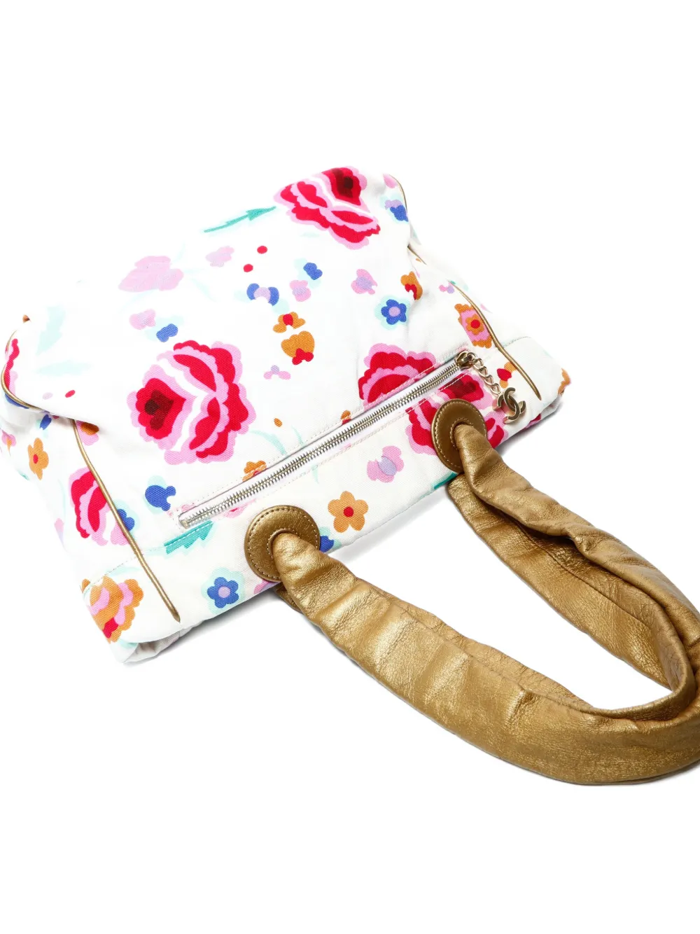 2004-2005 Flower Canvas Tote Bag