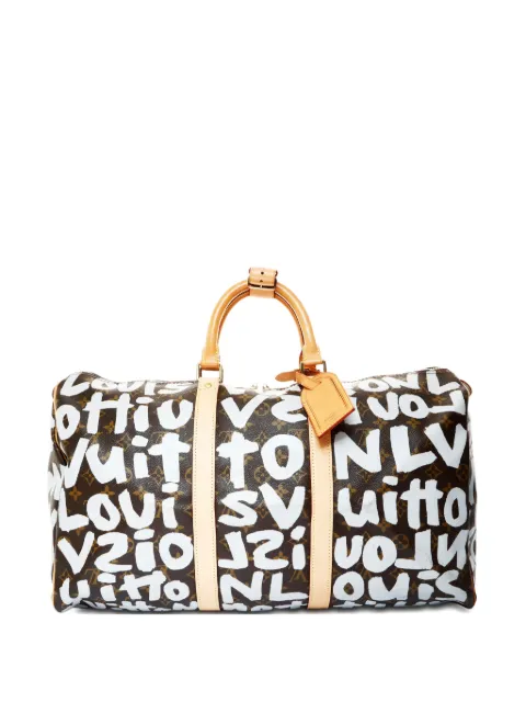 Louis Vuitton Pre-Owned 2001 Graffiti Keepall 50 Boston travel bag