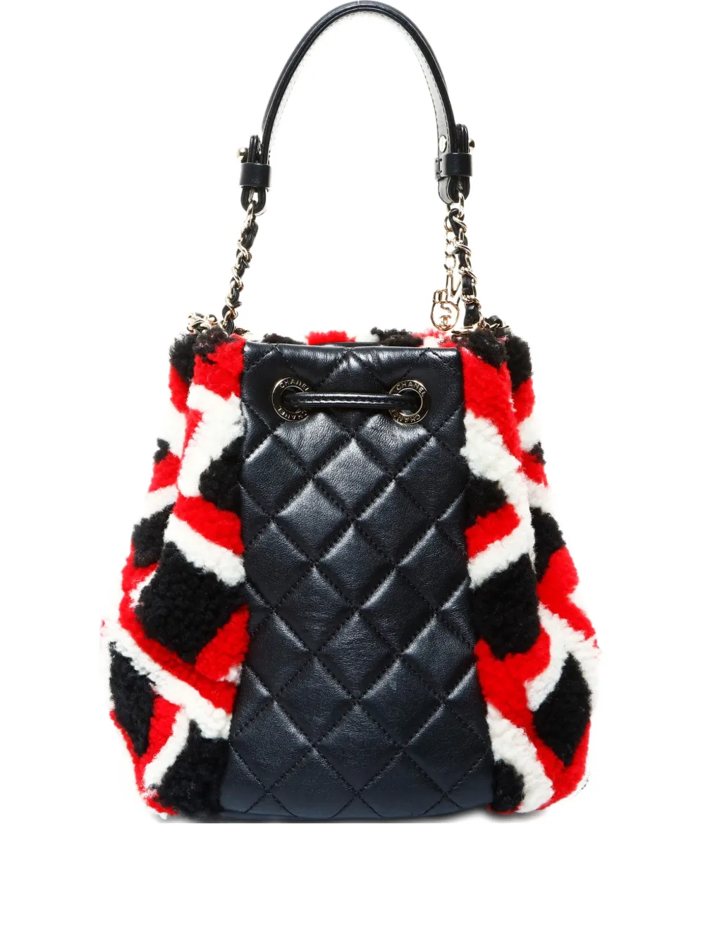 CHANEL Pre-Owned 2016-2017 Mouton Busket cross body bag - Nero