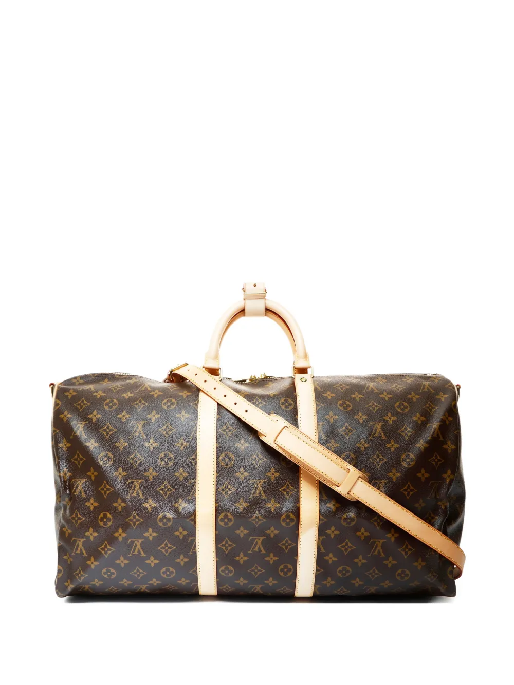 Louis Vuitton Pre-Owned 2003 Keepall Bandouliere 55 Boston travel bag - Marrone