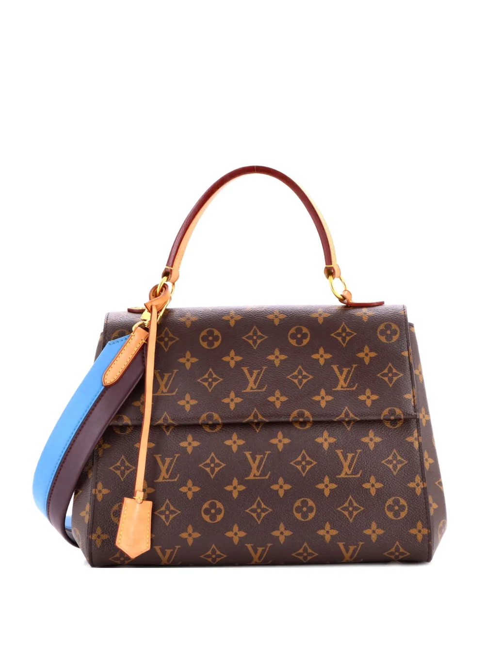 Louis Vuitton Pre-Owned Cluny Top Handle Bag Monogram Canvas MM shoulder bag - Marrone
