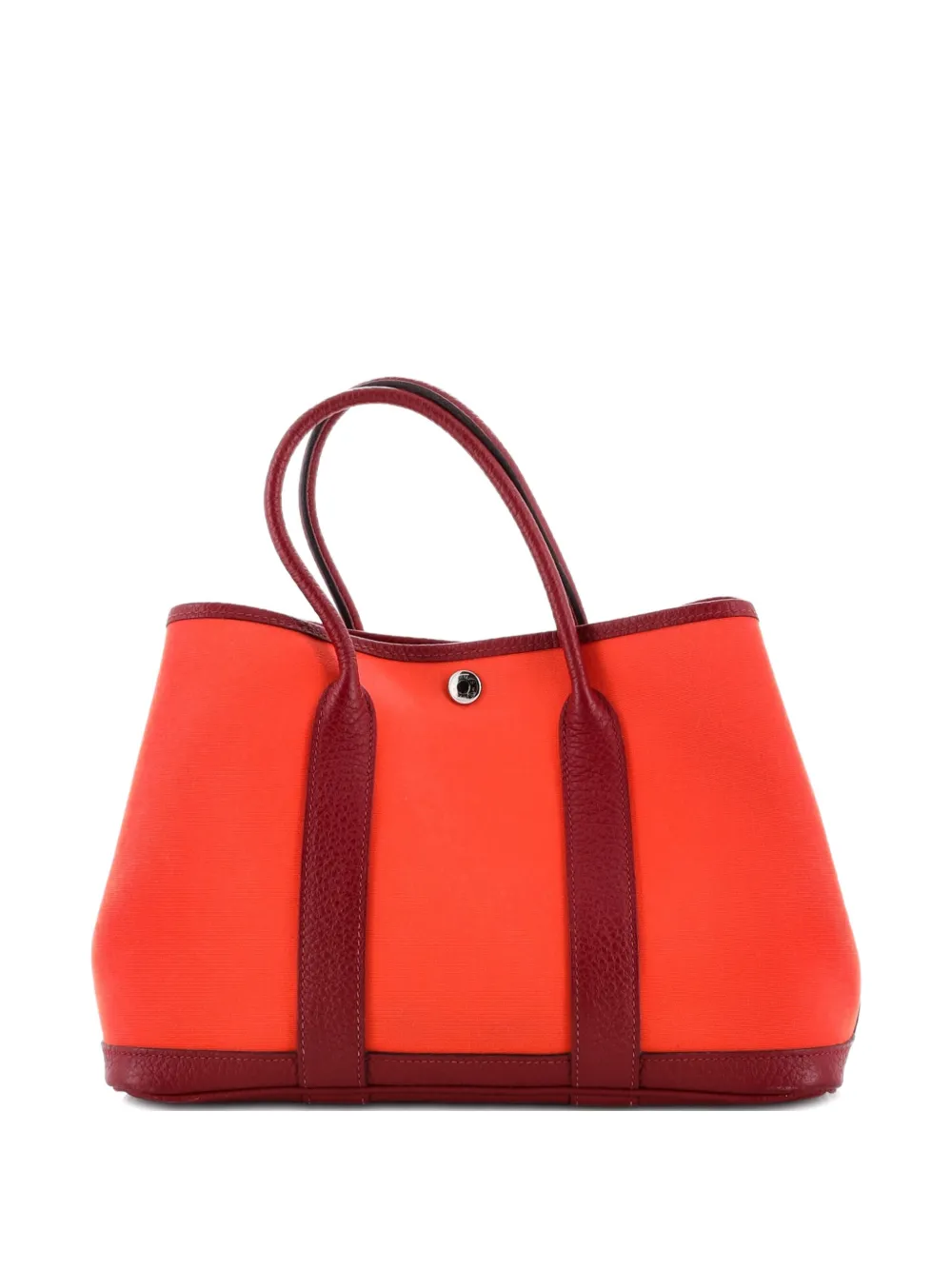 Hermès Pre-Owned Garden Party Toile and Leather 30 tote bag - Arancione