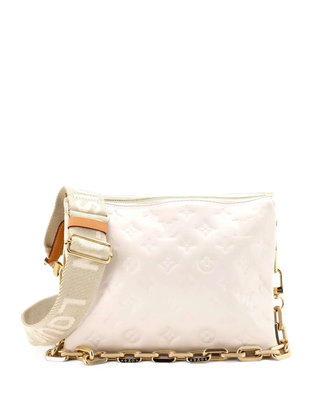 Louis Vuitton Pre-Owned Coussin Bag Monogram Embossed Lambskin PM crossbody bag - Toni neutri