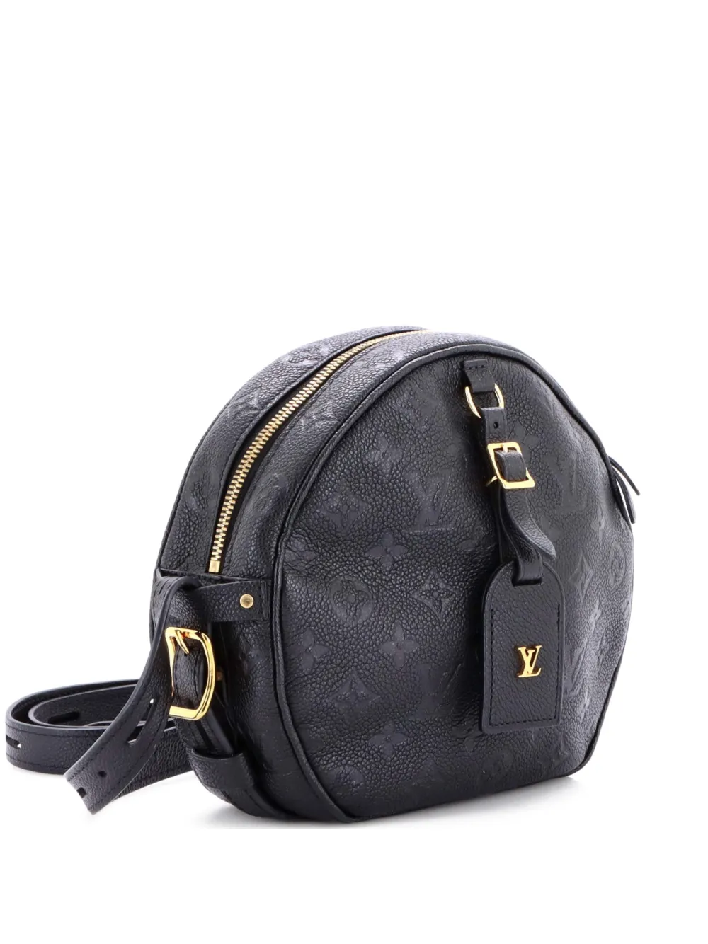 Louis Vuitton Pre-Owned Boite Chapeau Souple Bag Monogram Empreinte Leather MM crossbody bag - Schwarz