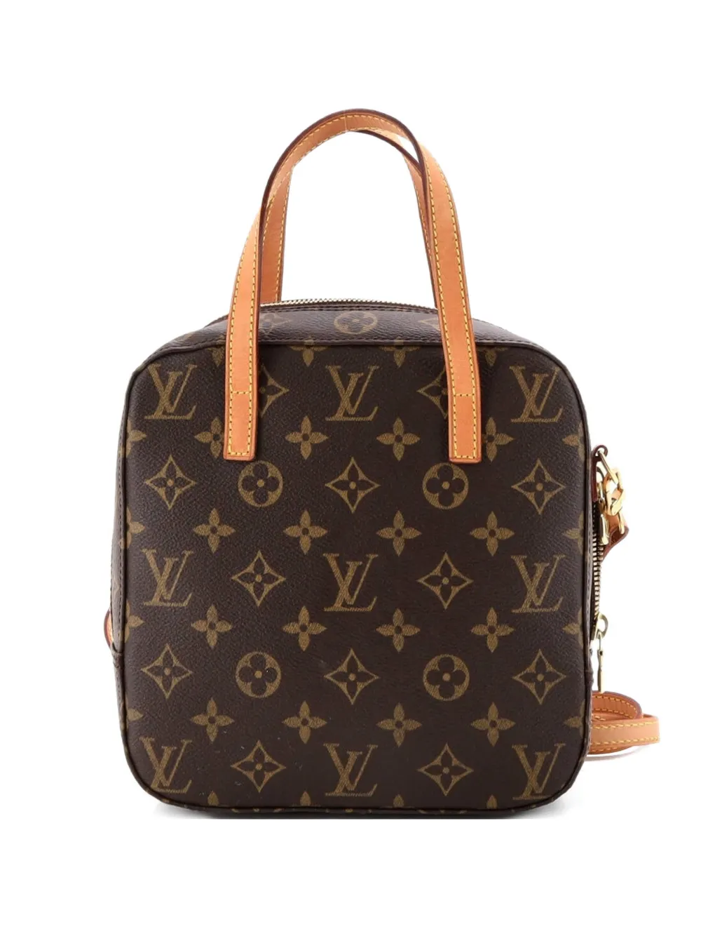 Louis Vuitton Pre-Owned Spontini Handbag Monogram Canvas satchel - Marrone