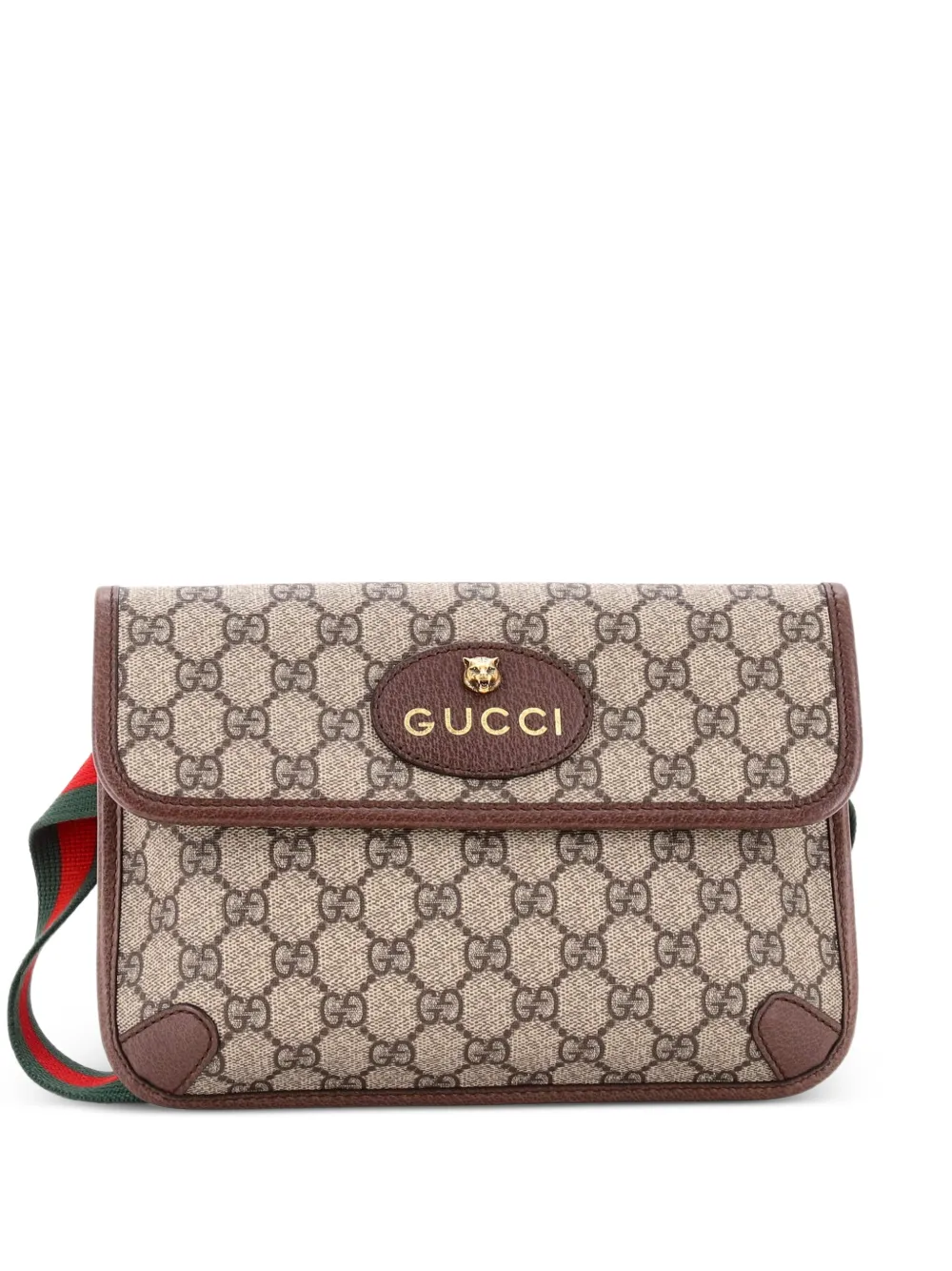 Gucci Pre-Owned Neo Vintage Flap GG Coated Canvas belt bag - Marrone