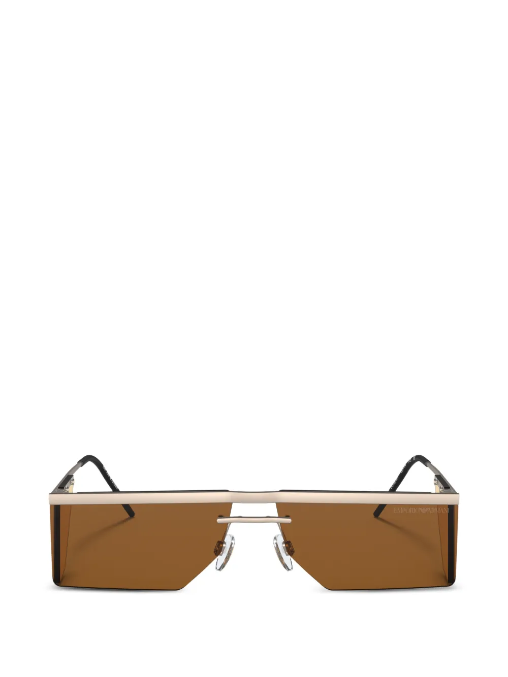 Emporio Armani rectangle sunglasses - Gold