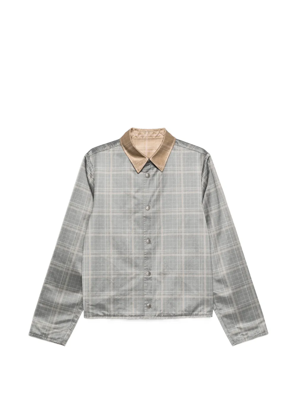 Diesel check buttoned jacket - Grey