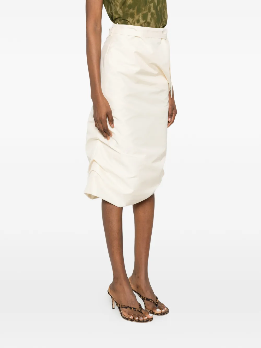  Diesel Gathered Full Skirt - White 