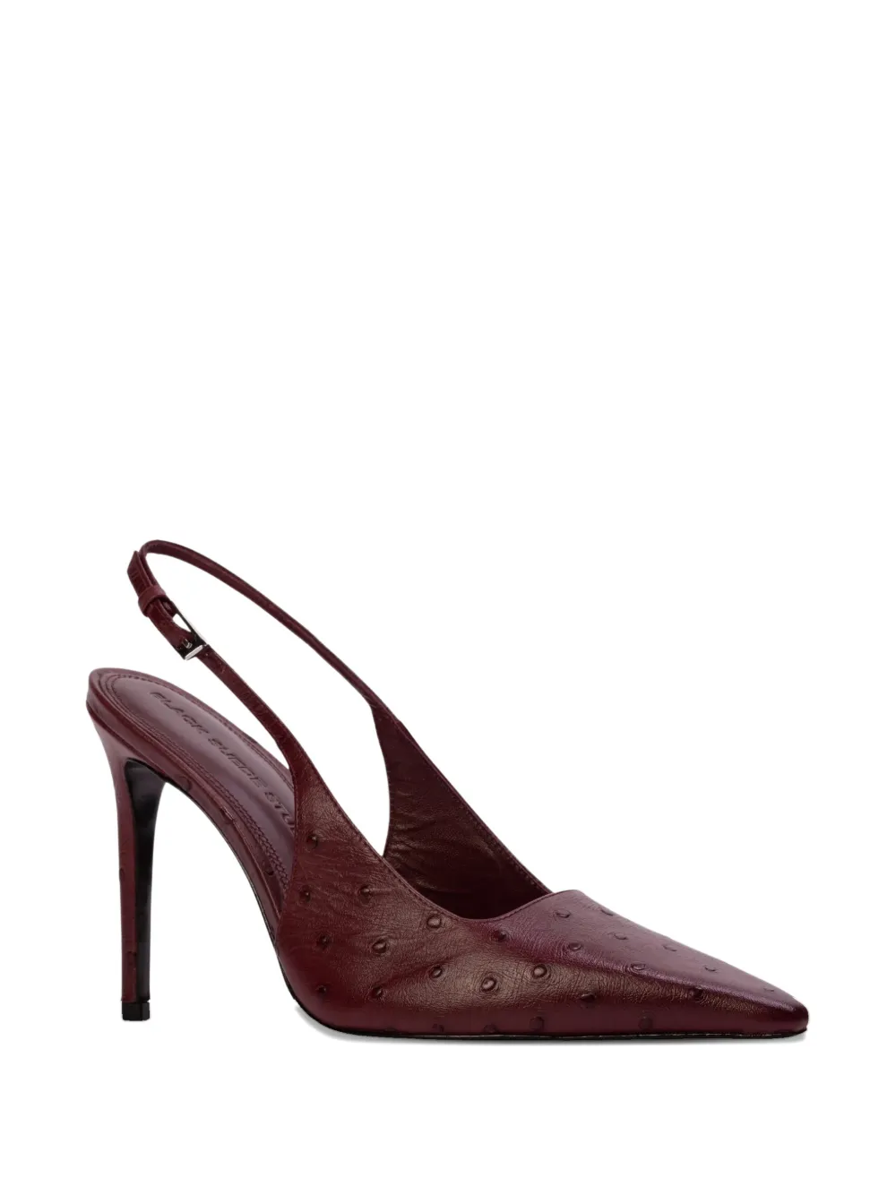 BLACK SUEDE STUDIO Lainey slingback pumps Rood