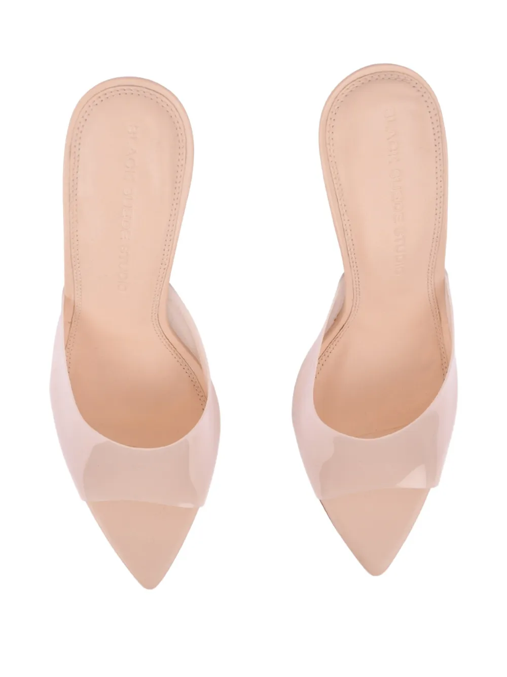 BLACK SUEDE STUDIO Belle sandalen met puntige neus Roze