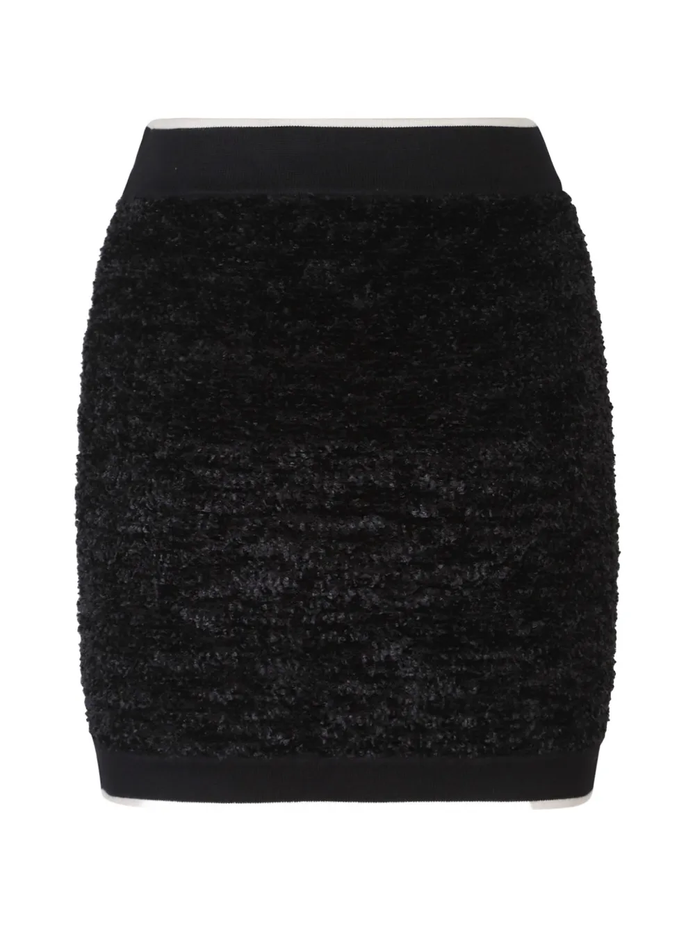 Elisabetta Franchi Rok met logodetail Zwart