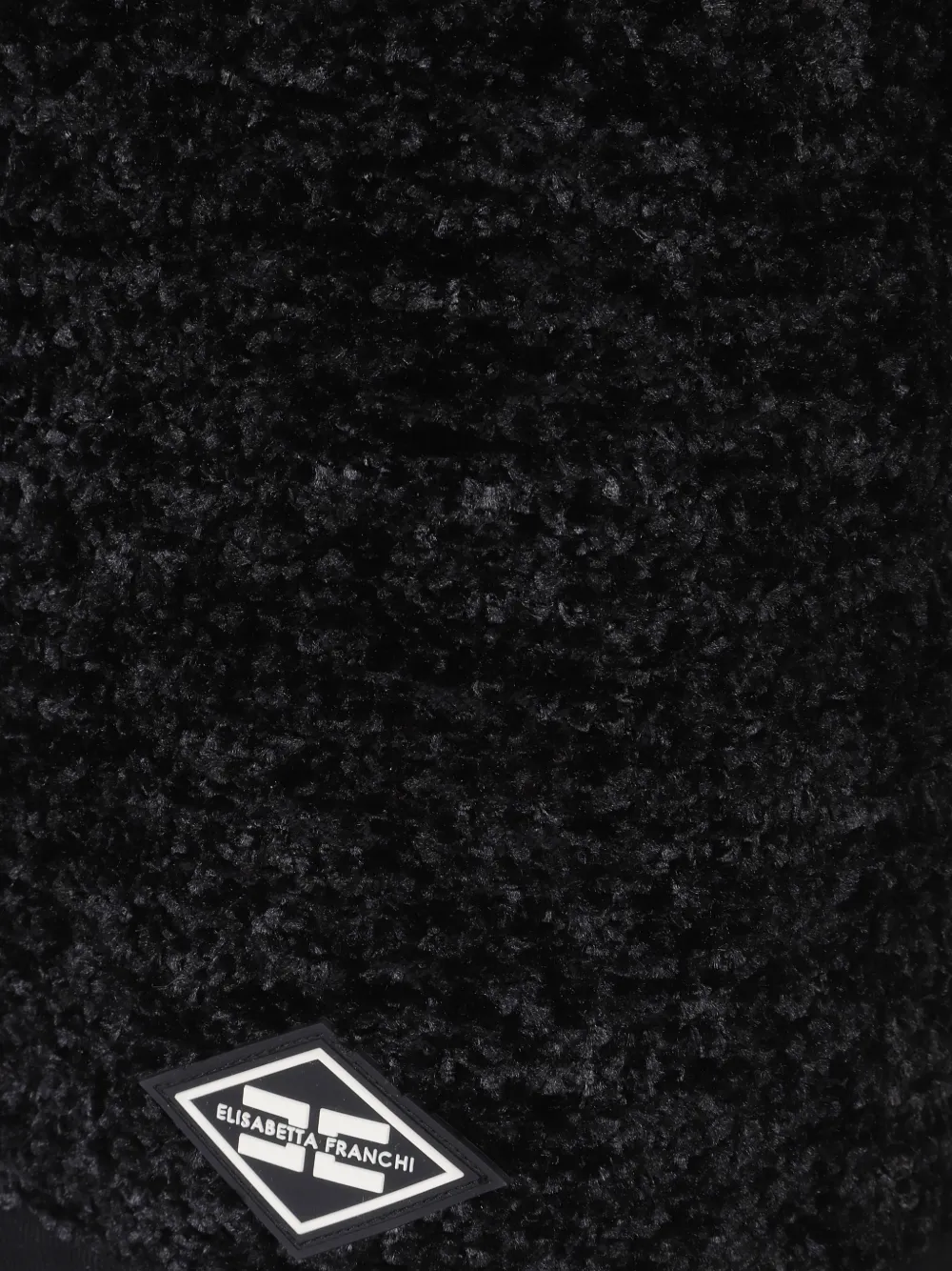 Elisabetta Franchi Rok met logodetail Zwart