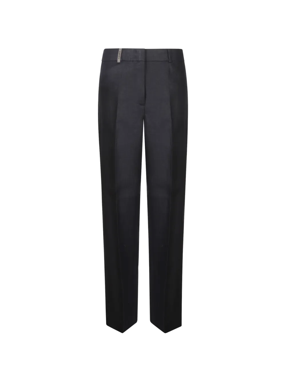 Peserico Patch-detail Trousers In Gray