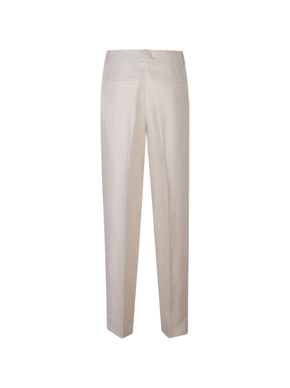 Peserico Broek met paspelzak Beige
