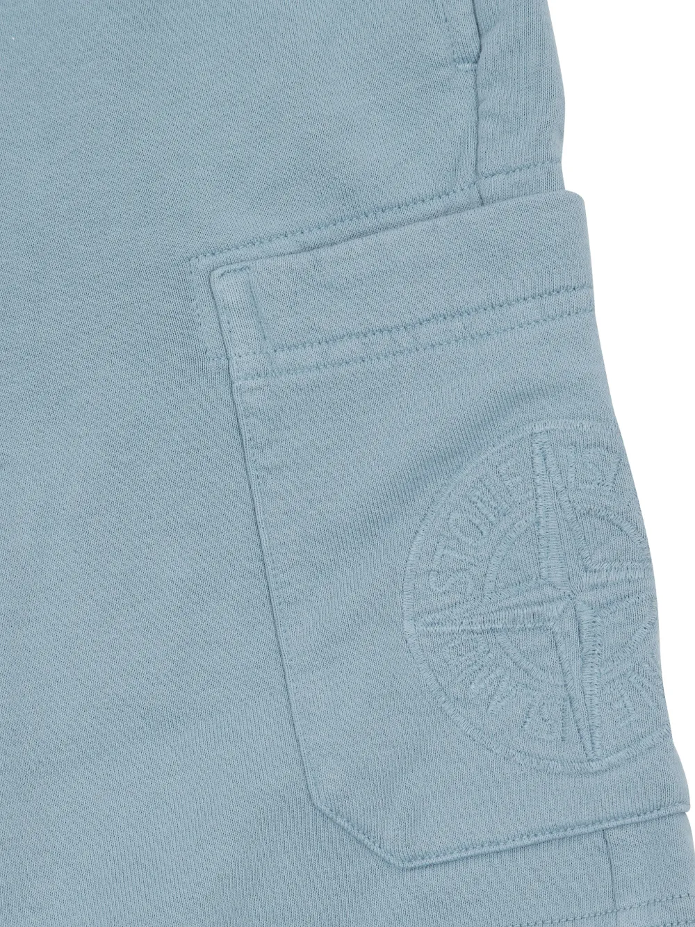Stone Island Junior Joggingshorts met Compass-logopatch Blauw