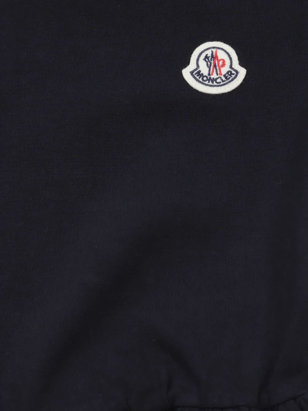 Moncler Enfant Polojurk met logopatch Blauw
