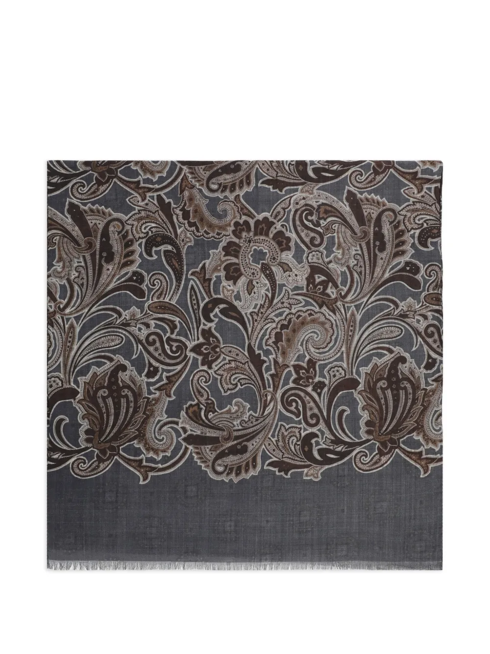 Altea paisley-print scarf - Grigio