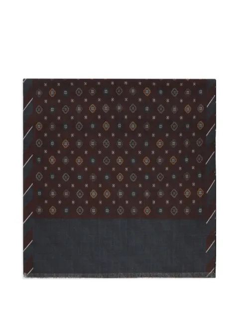 Altea printed wool scarf