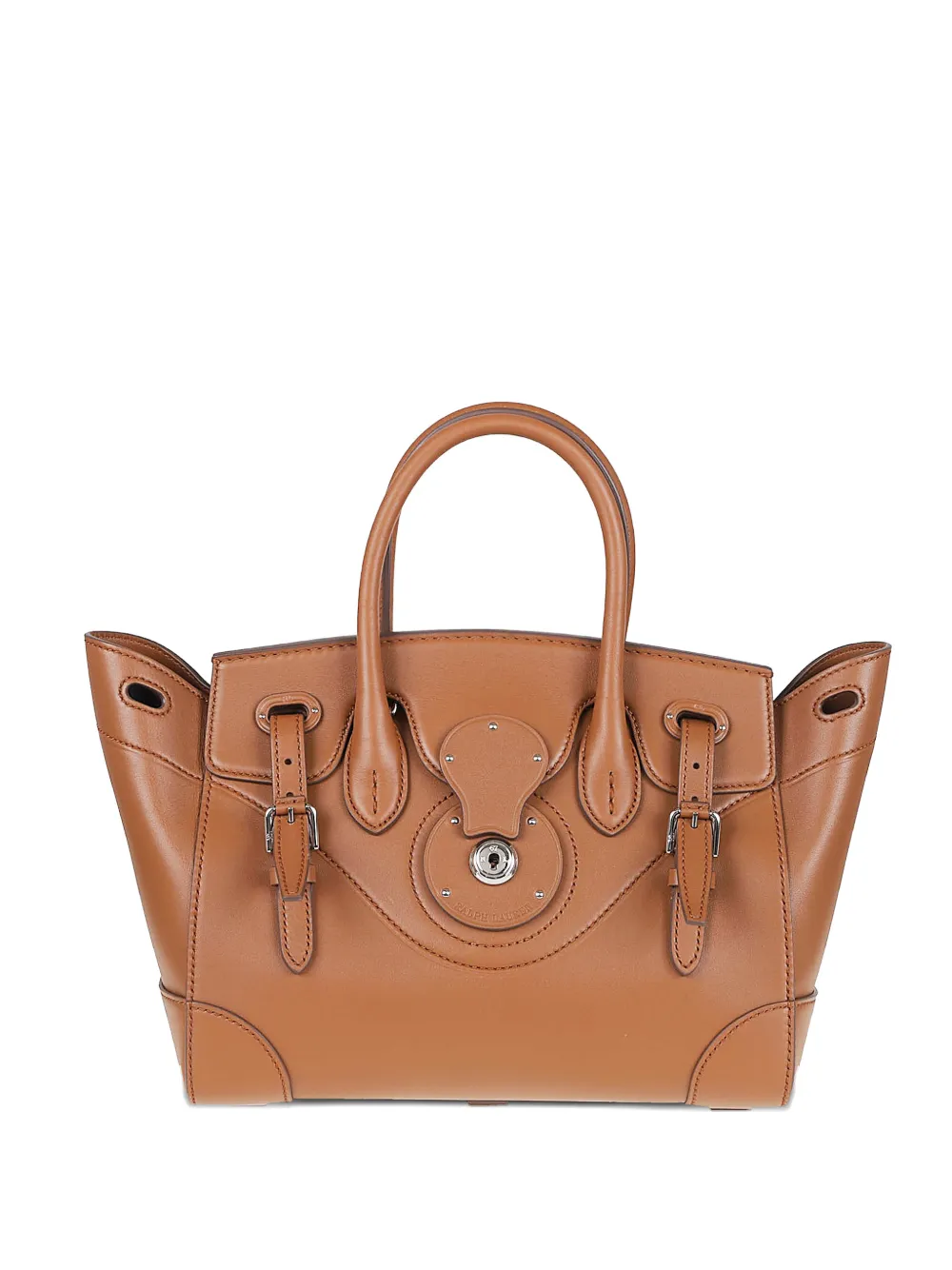 Polo Ralph Lauren 27 Ricky leather tote bag - Marrone