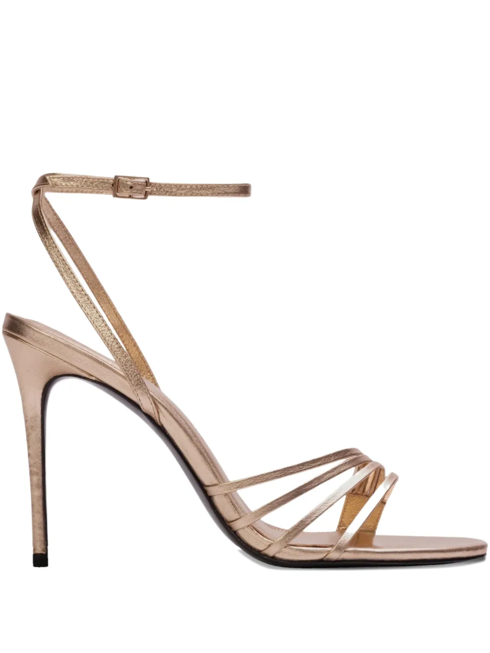 BLACK SUEDE STUDIO Ella metallic multi-strap sandals | dorado | Image 1