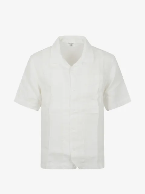C.P. Company logo-print short-sleeve shirt