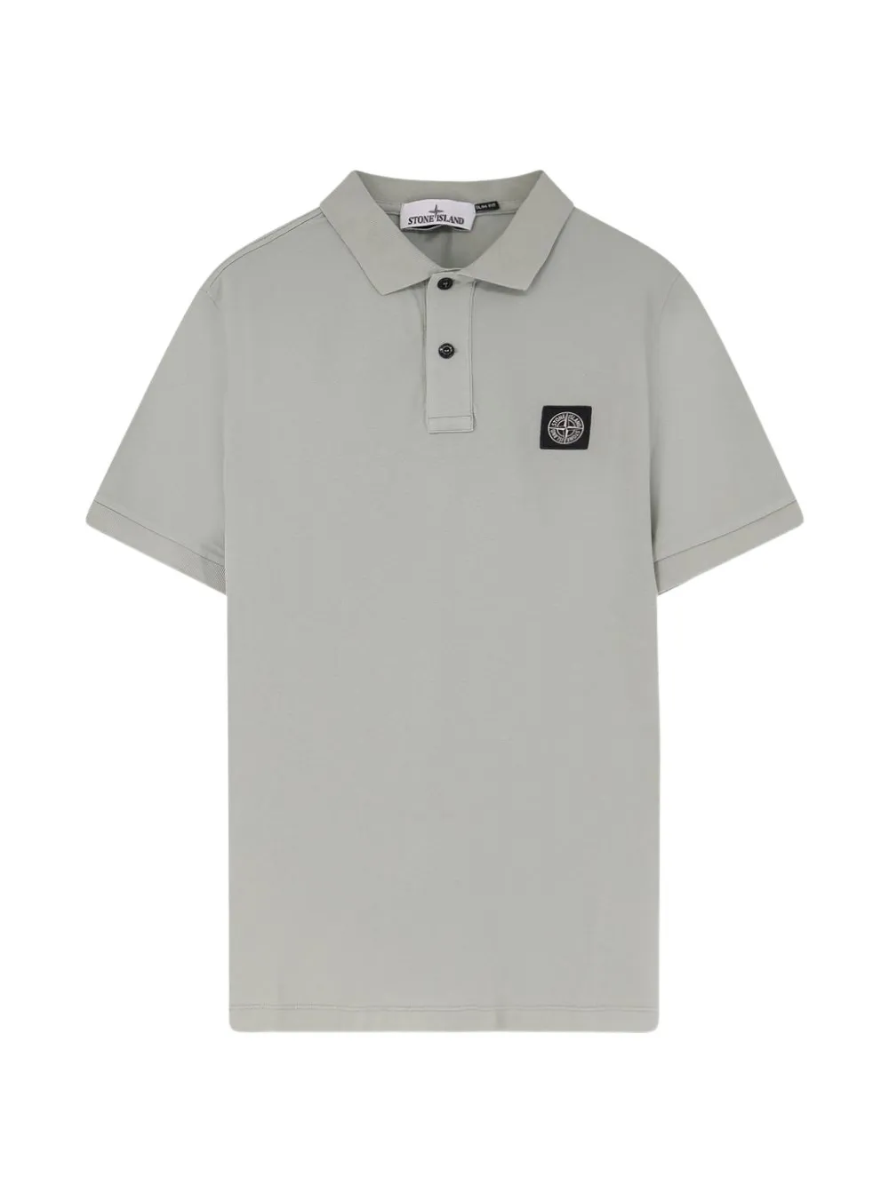 Stone Island logo-patch polo shirt - Verde