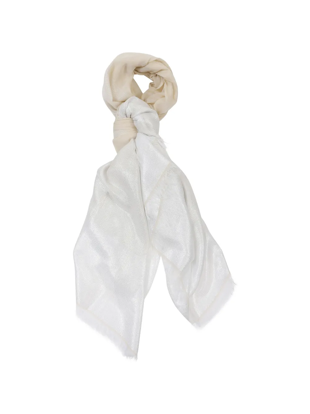 Peserico fringed-edge scarf - Oro